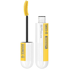 Maybelline mascara tube front view showing Very Black finish and bold packaging benefit