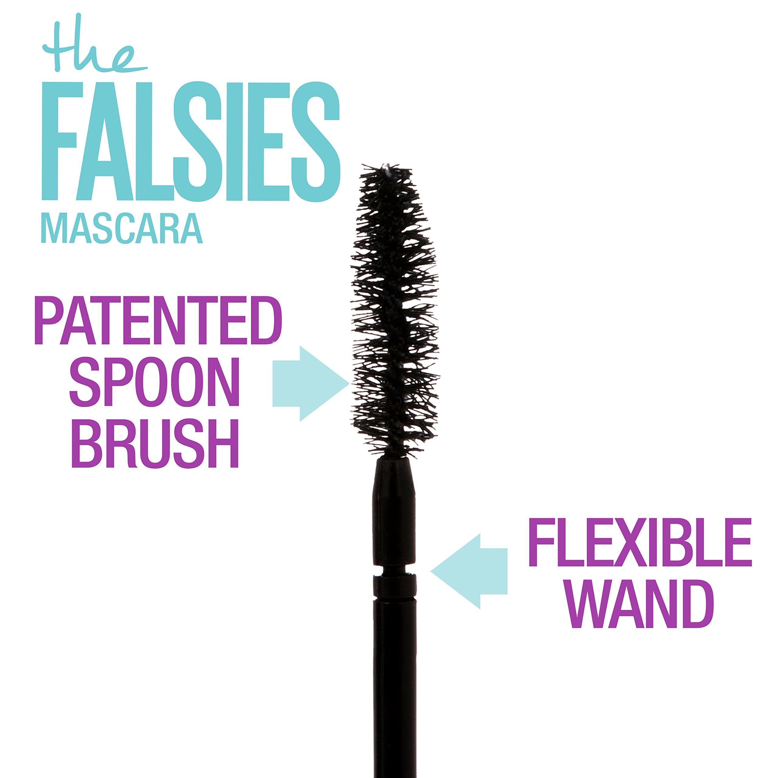 MAYBELLINE before and after lashes demonstrating volume and separation