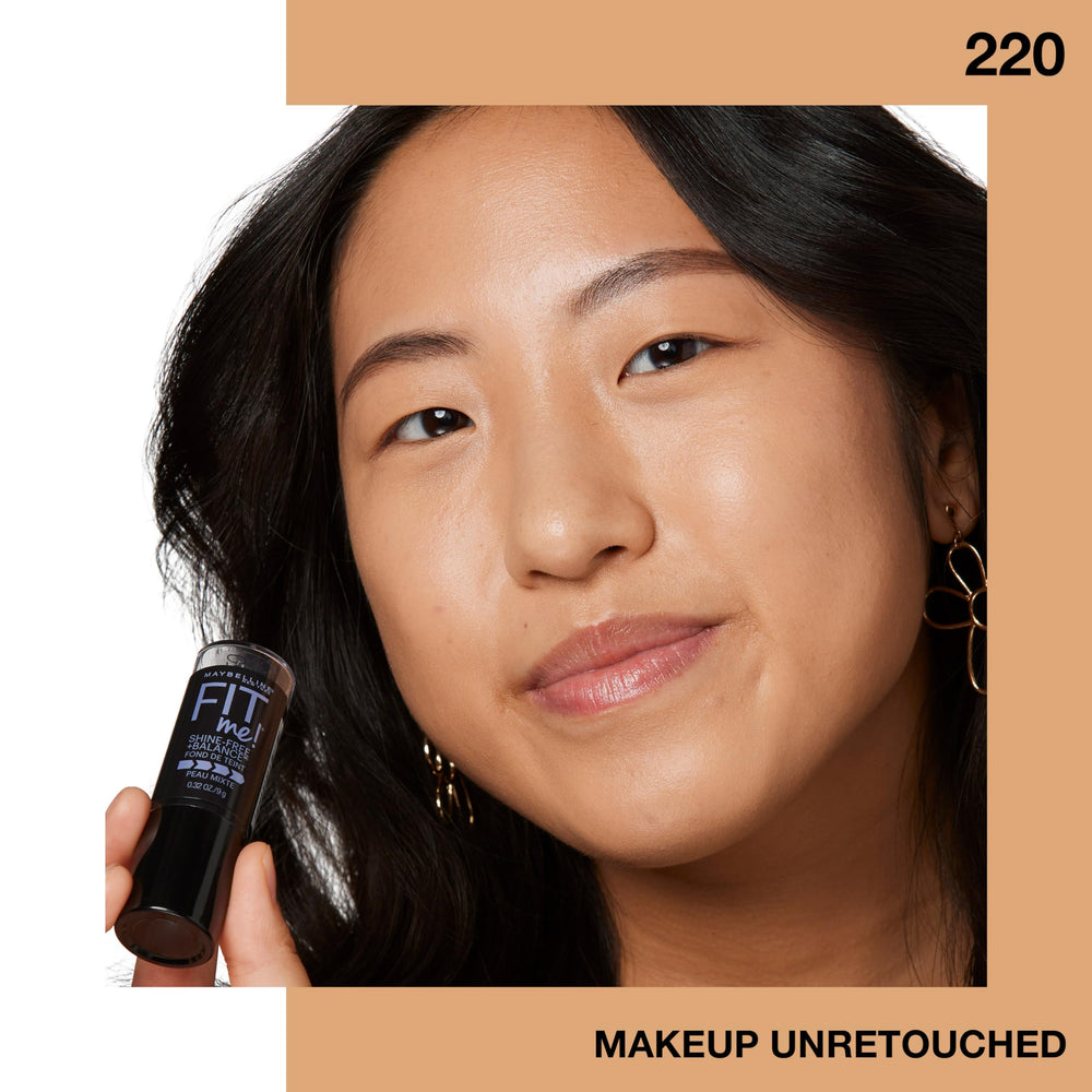 MAYBELLINE using stick for contour showing precise sculpting and multi-use benefit