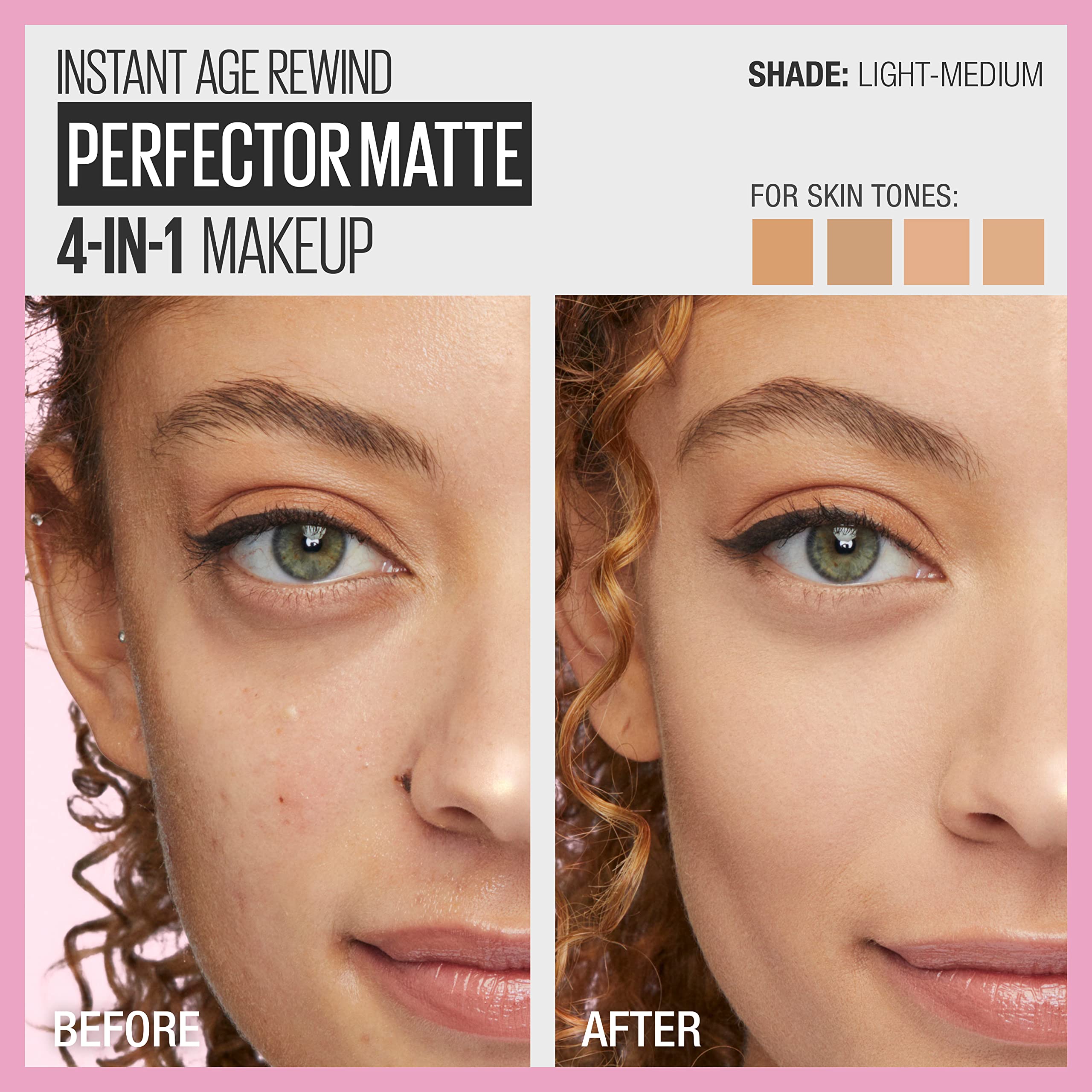 Maybelline finger application demonstrating quick, seamless coverage