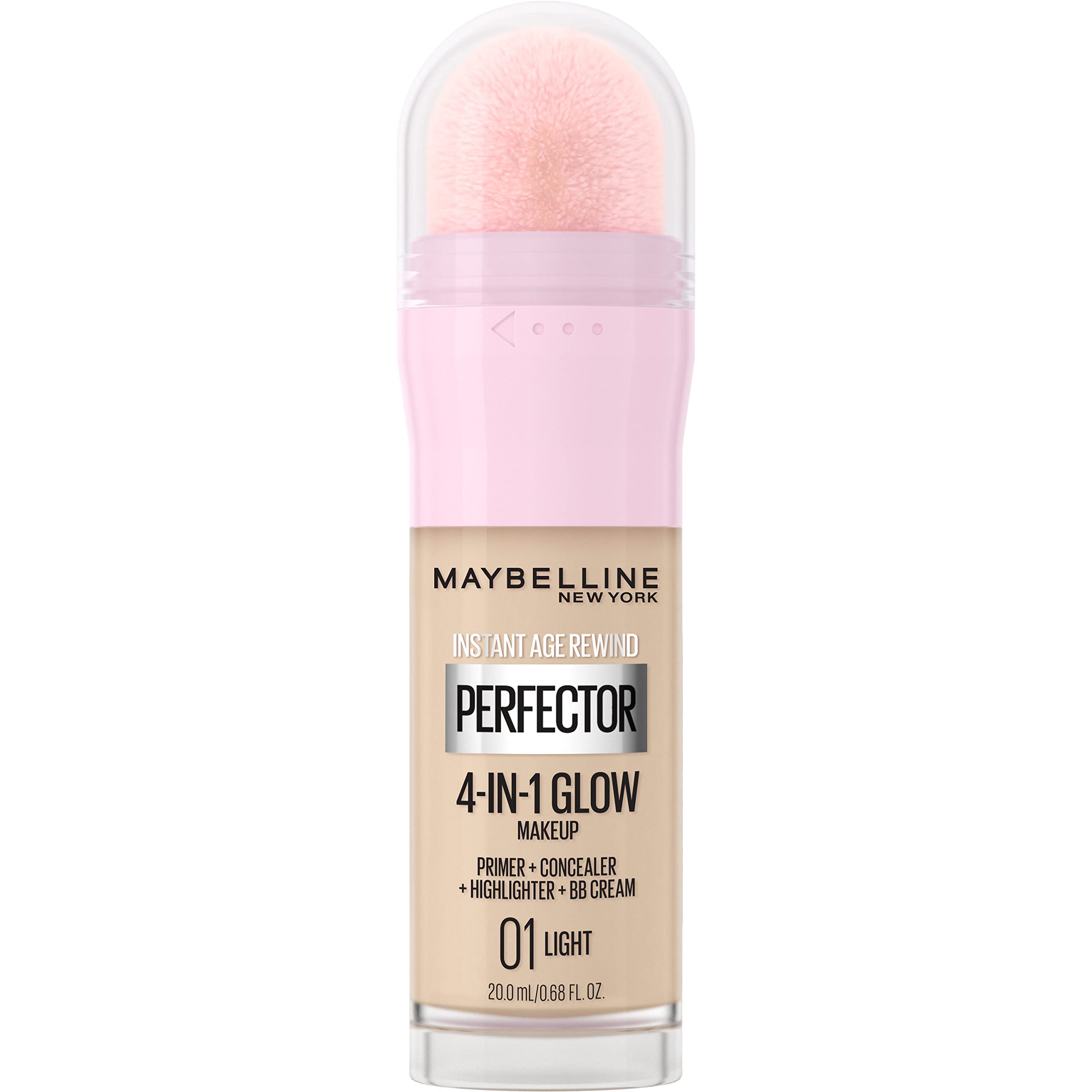 Maybelline Instant Perfector front packaging showing product label and glow