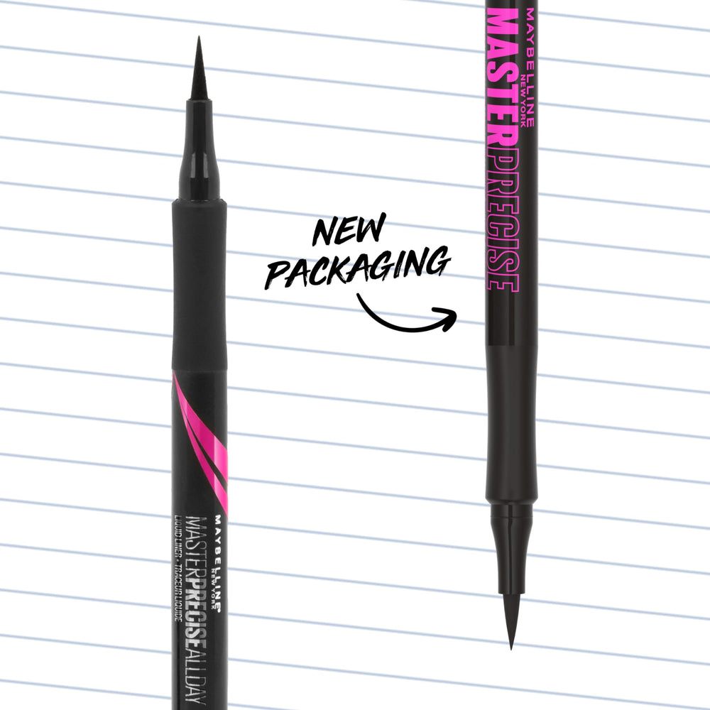 MAYBELLINE close-up of fine felt tip illustrates precision for crisp lines