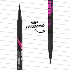 MAYBELLINE close-up of fine felt tip illustrates precision for crisp lines