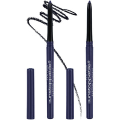 Maybelline Unstoppable Sapphire front packaging shows twin pencil set and brand