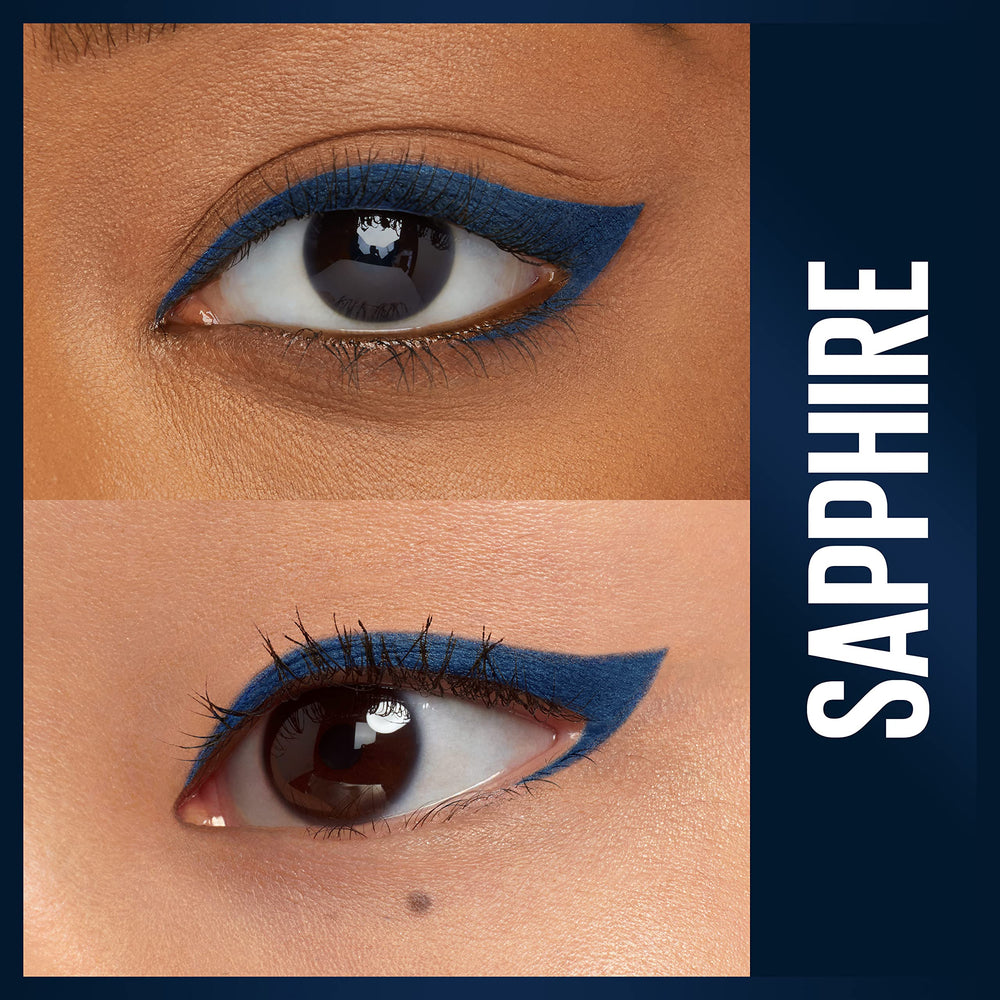 Maybelline Unstoppable Sapphire close-up of mechanical tip for precise lines