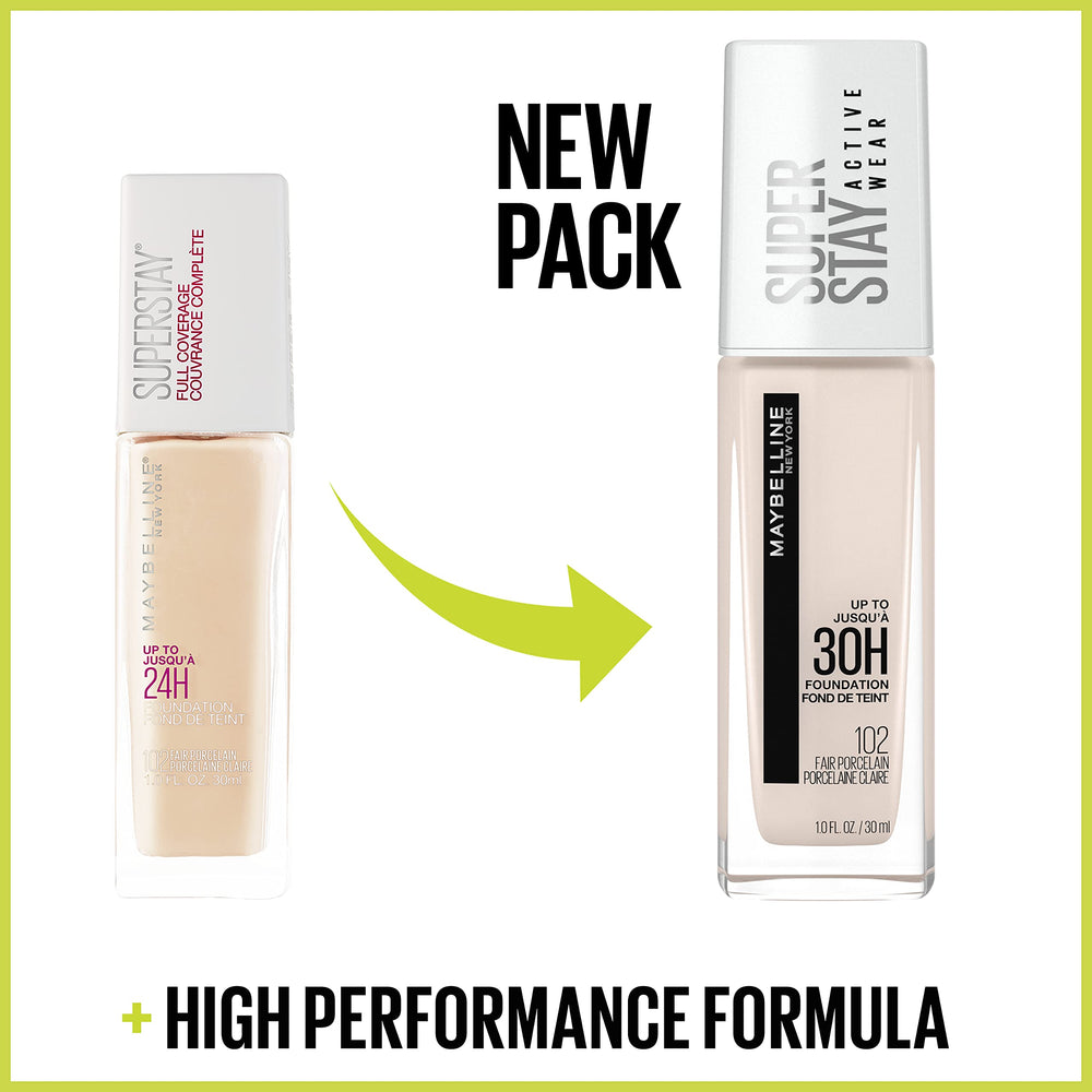 Maybelline matte finish close-up showing even, shine-controlled skin