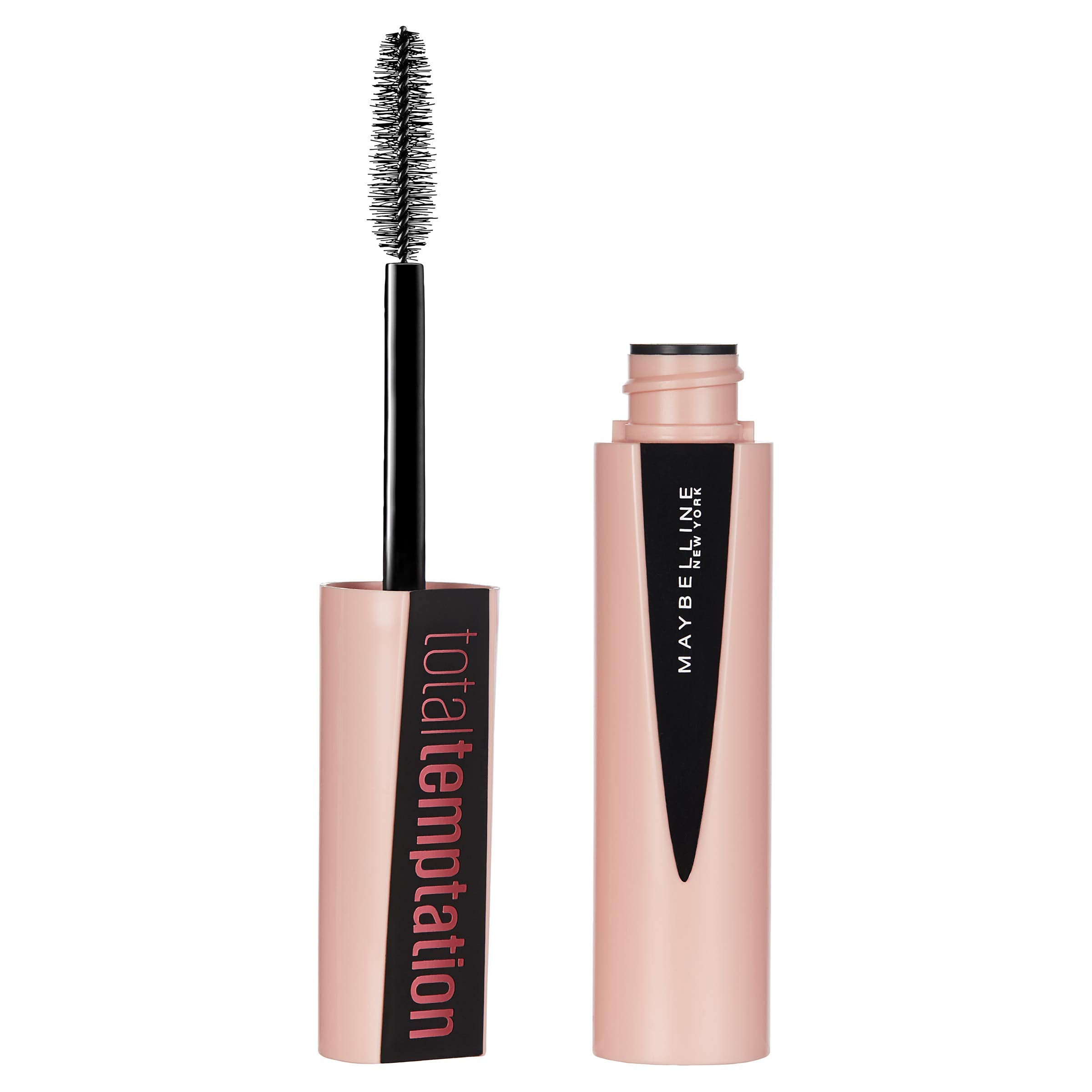 Maybelline Total Temptation front tube showing compact travel size and bold branding