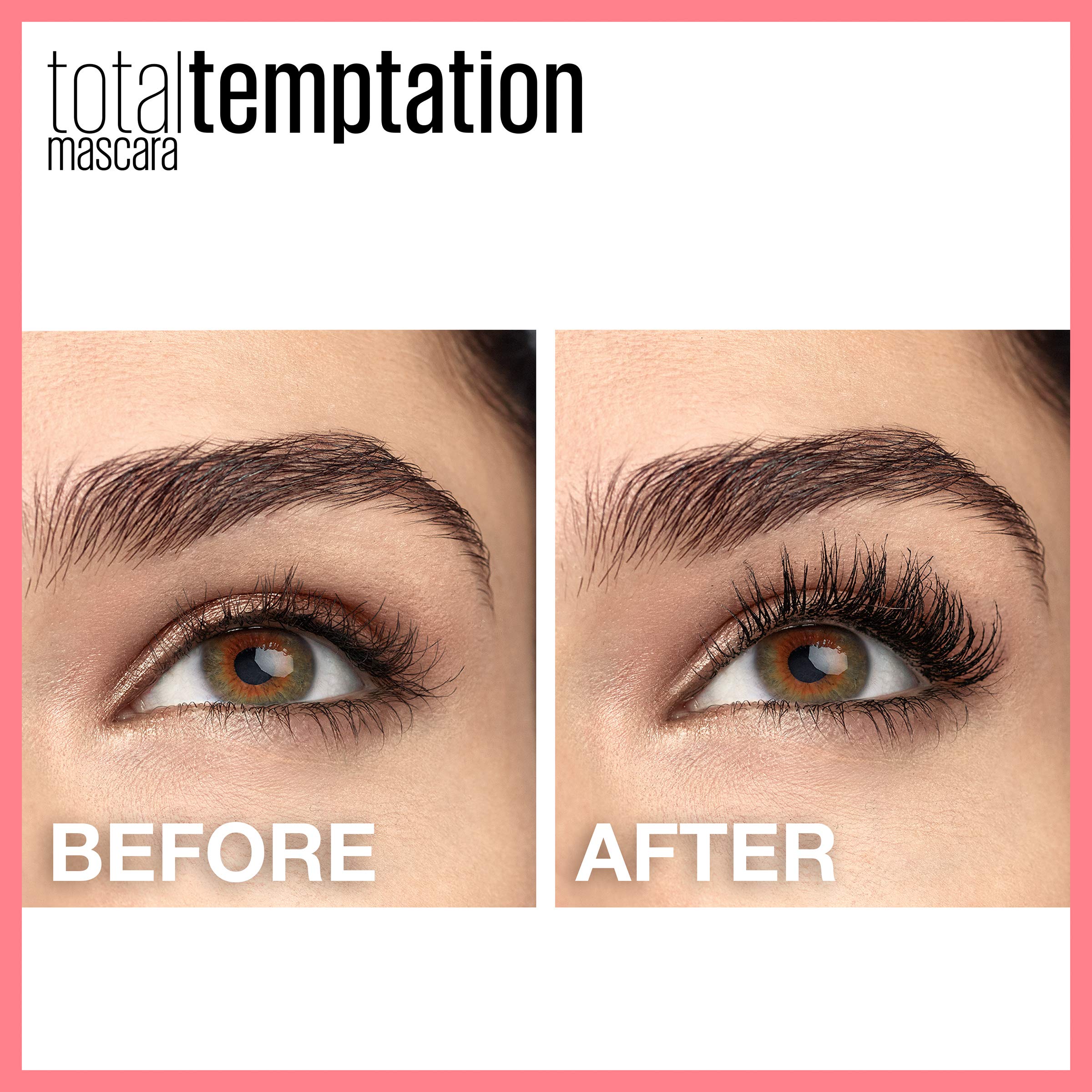 Maybelline Total Temptation wand close-up separating bristles for precise application benefit