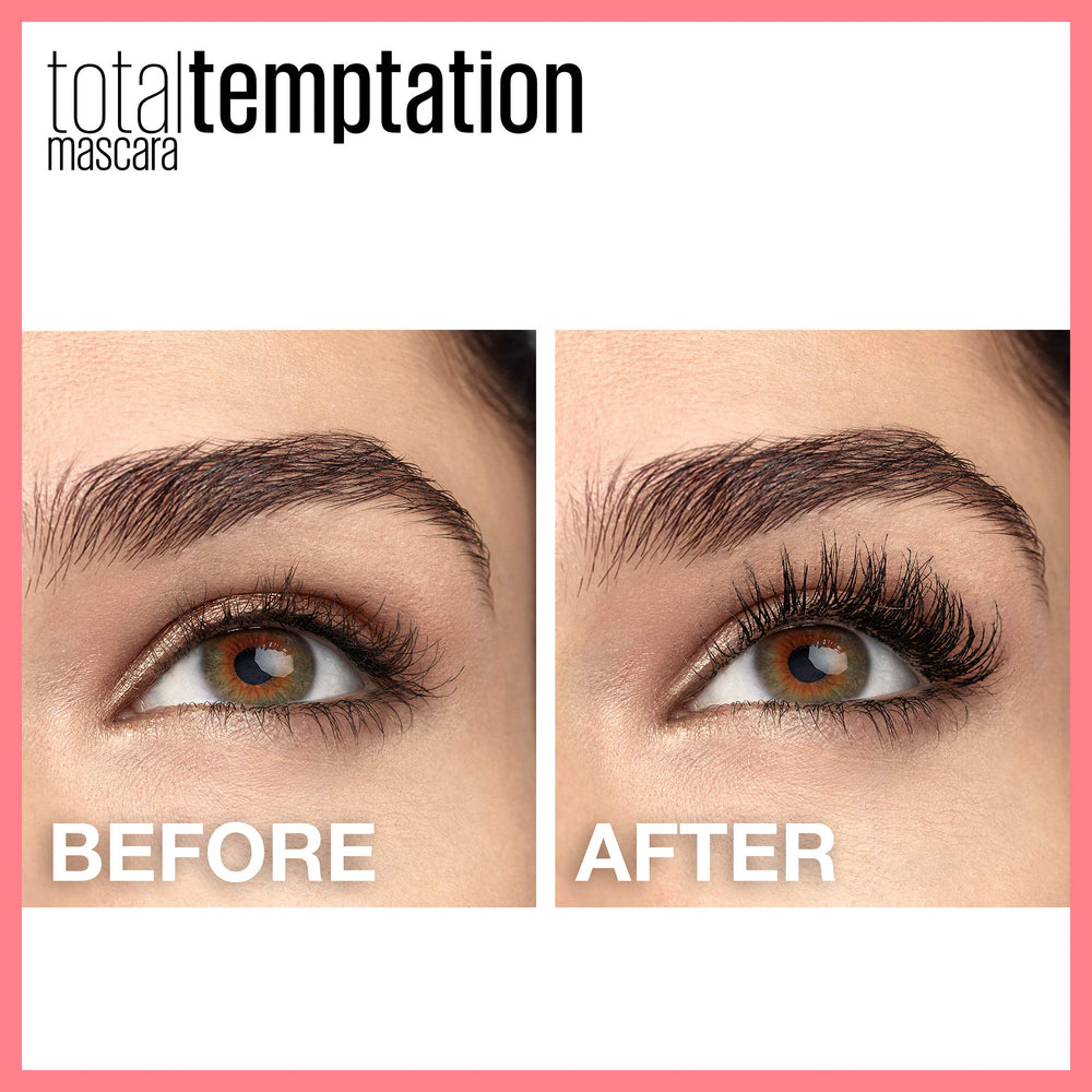 Maybelline Total Temptation wand close-up separating bristles for precise application benefit