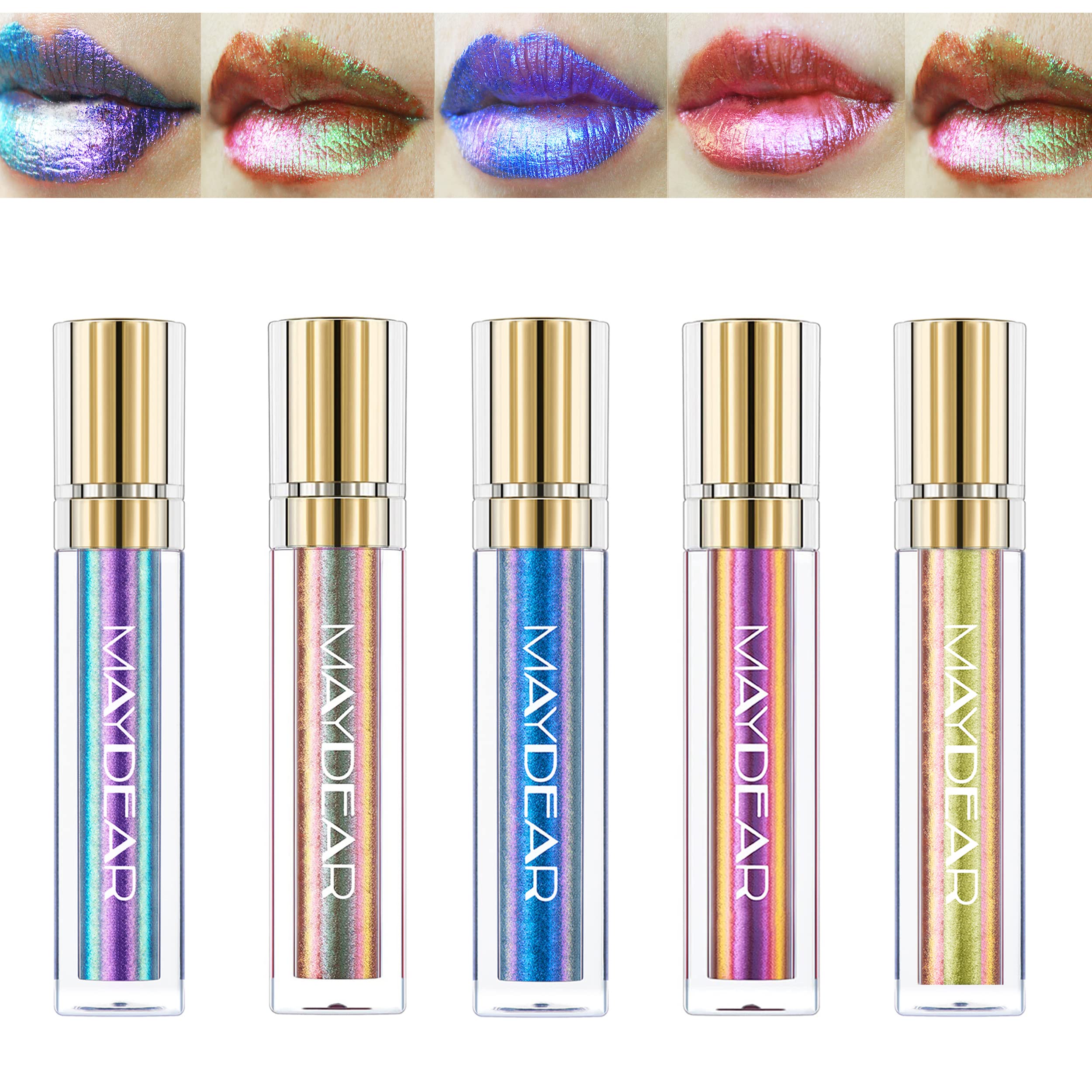 Maydear front packaging showing all five color tubes and kit benefit