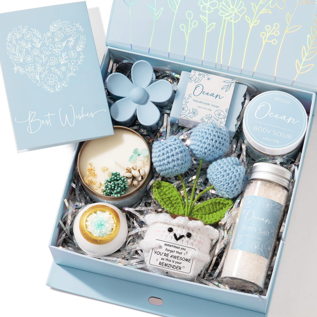 MAYICIVO front packaging showing elegant gift box and contents for easy gifting