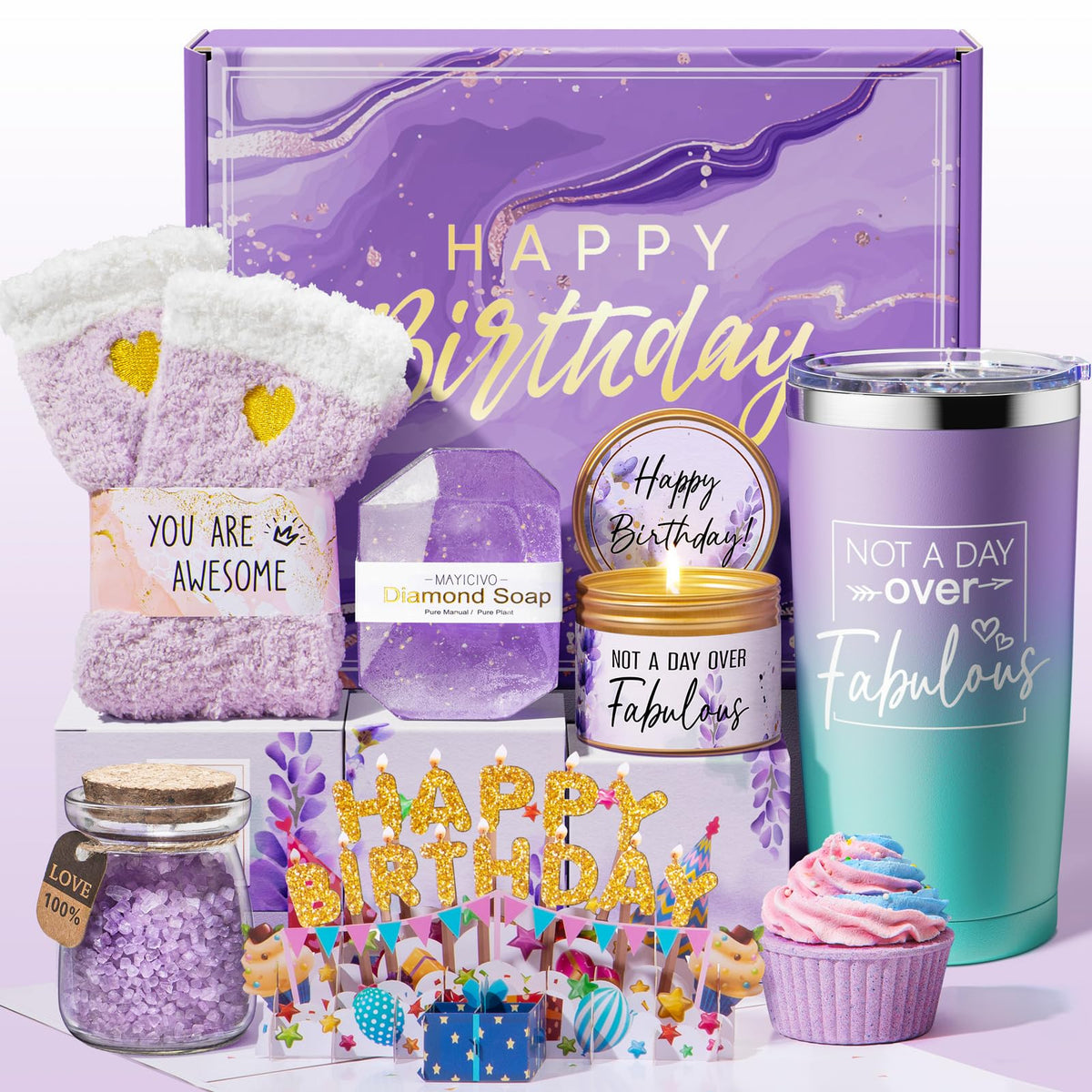MAYICIVO front packaging showing elegant gift box and message, perfect presentation