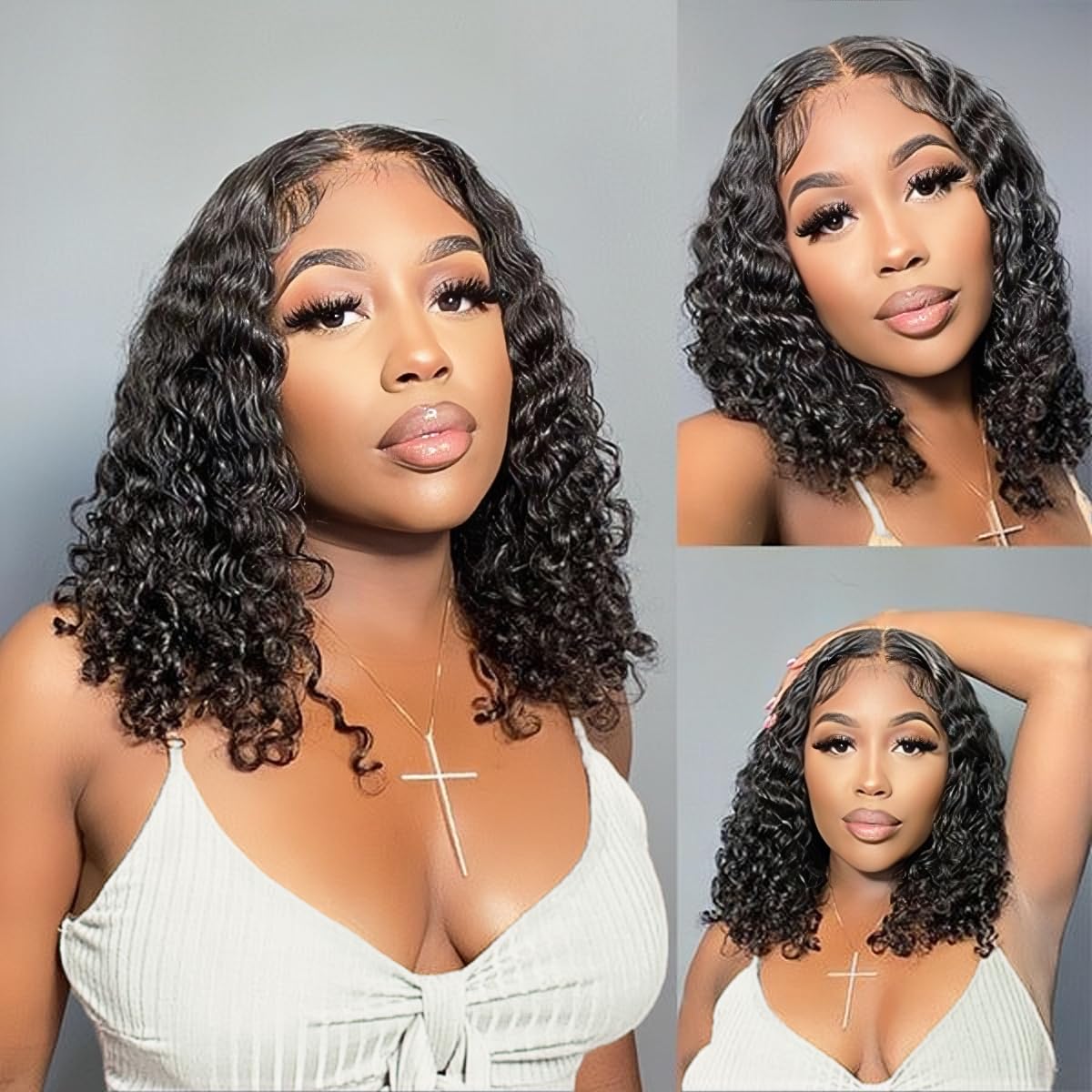Maytune close-up of 4x4 HD lace closure gives natural scalp blending
