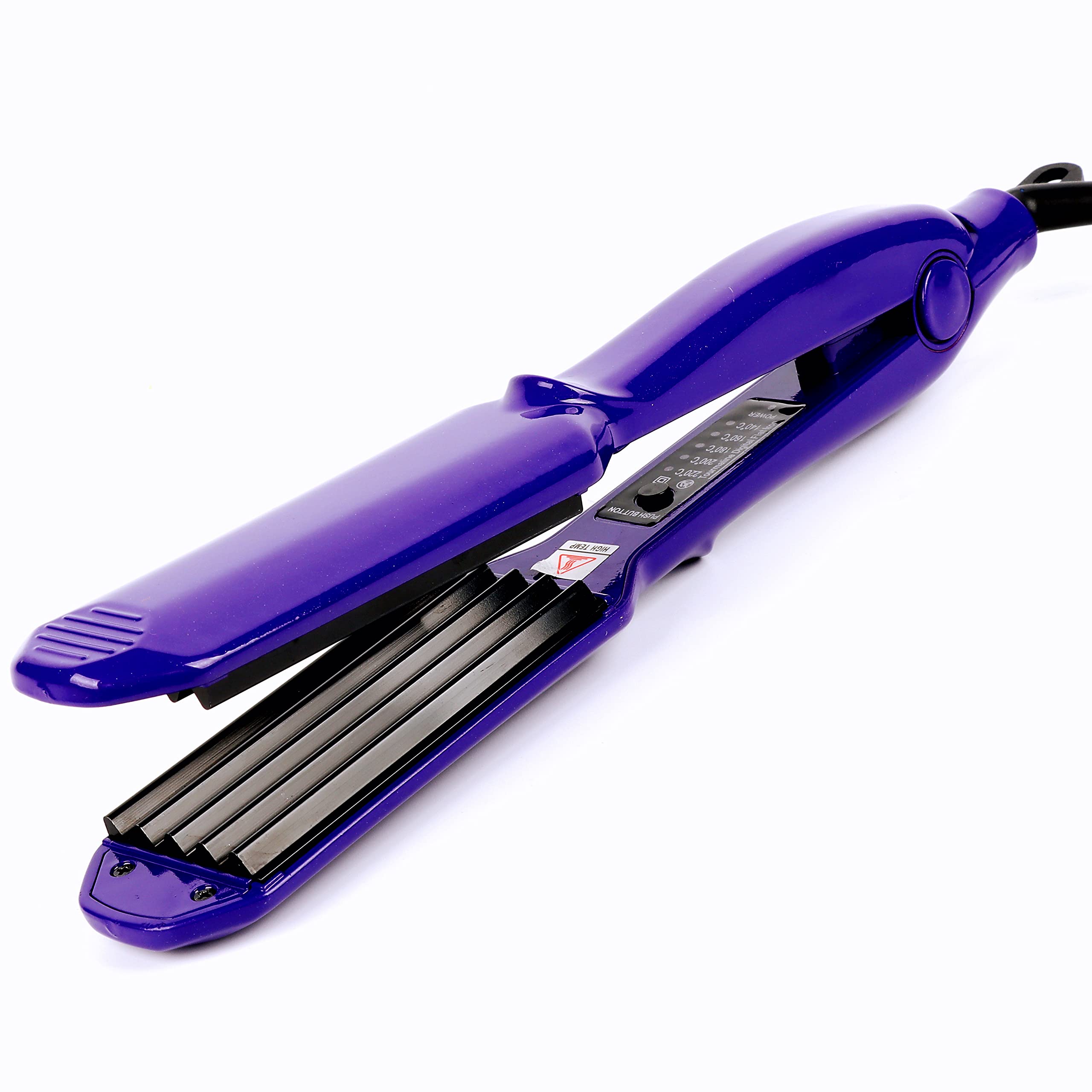 MBHAIR crimper front view showing compact design and professional finish benefit