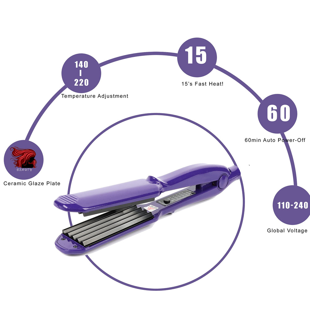 MBHAIR crimper in hand demonstrating easy grip and ergonomic control benefit