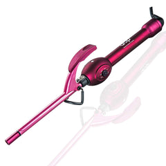 MBHAIR front view of curling iron showing compact design and easy grip benefits