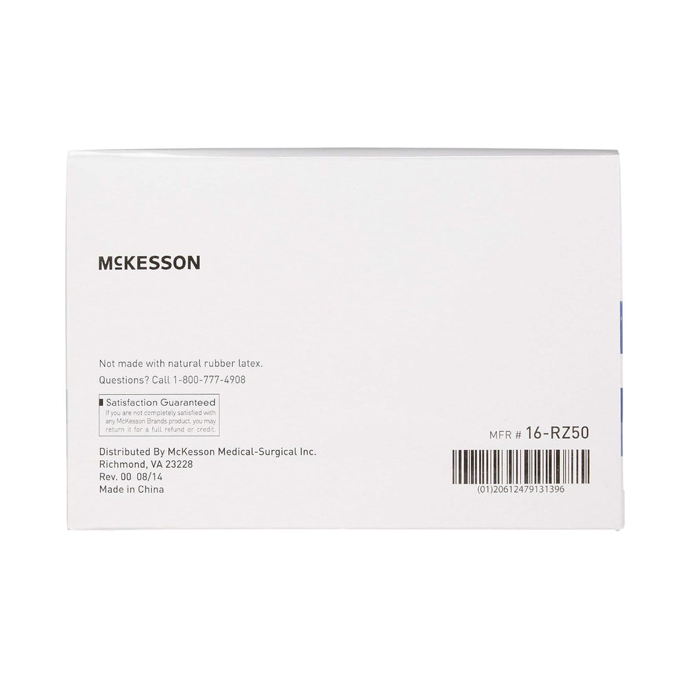 McKesson razor being placed into puncture container showing safe disposal practice