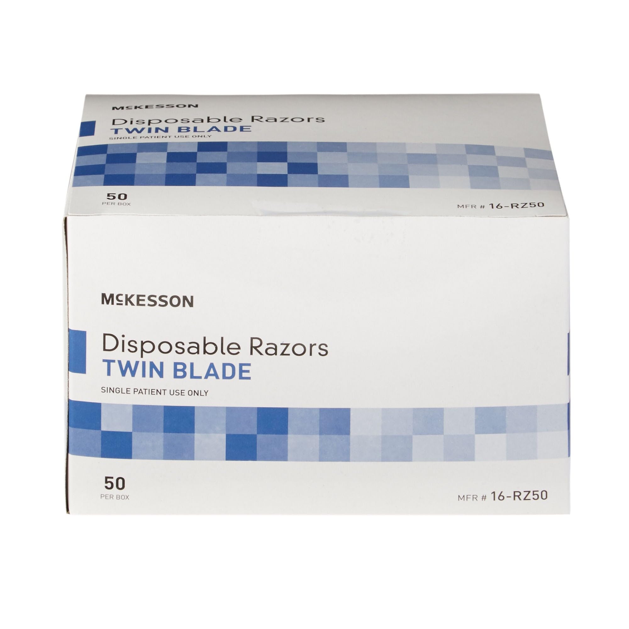 McKesson razor inside toiletry bag demonstrating travel-ready convenience