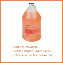 McKesson screw-top cap detail for easy pouring and spill control benefit