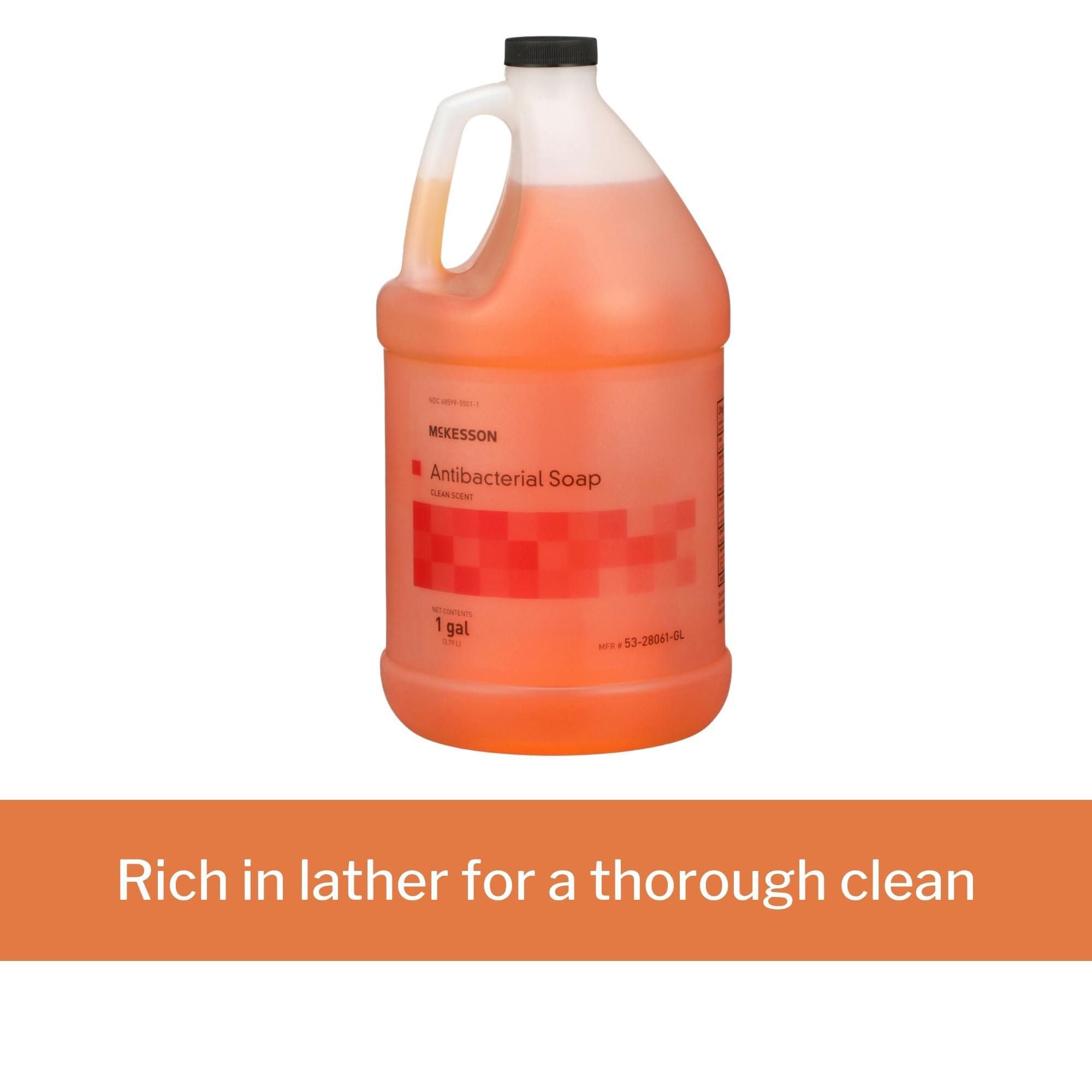 McKesson rich lather texture close-up demonstrating effective cleansing benefit