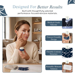M.D. Blend chilled patches from refrigerator for cooling refresh