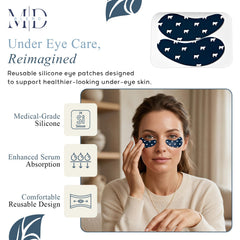 M.D. Blend close-up of medical-grade silicone texture for secure seal