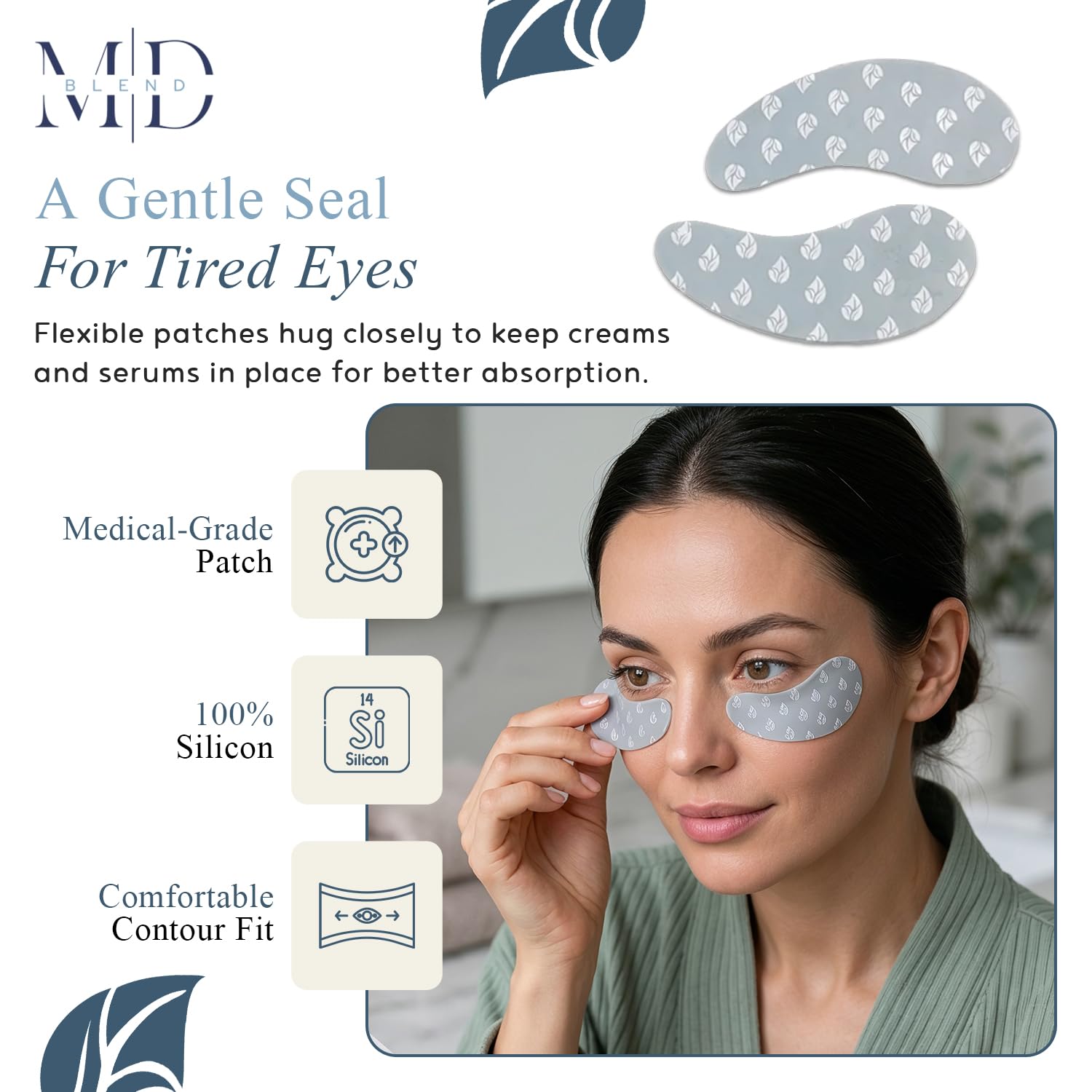 M.D. Blend close-up silicone texture highlighting smooth, medical-grade finish
