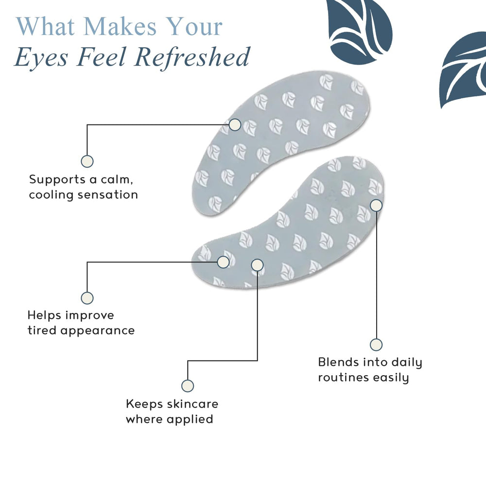 M.D. Blend patches applied over eye serum to boost absorption
