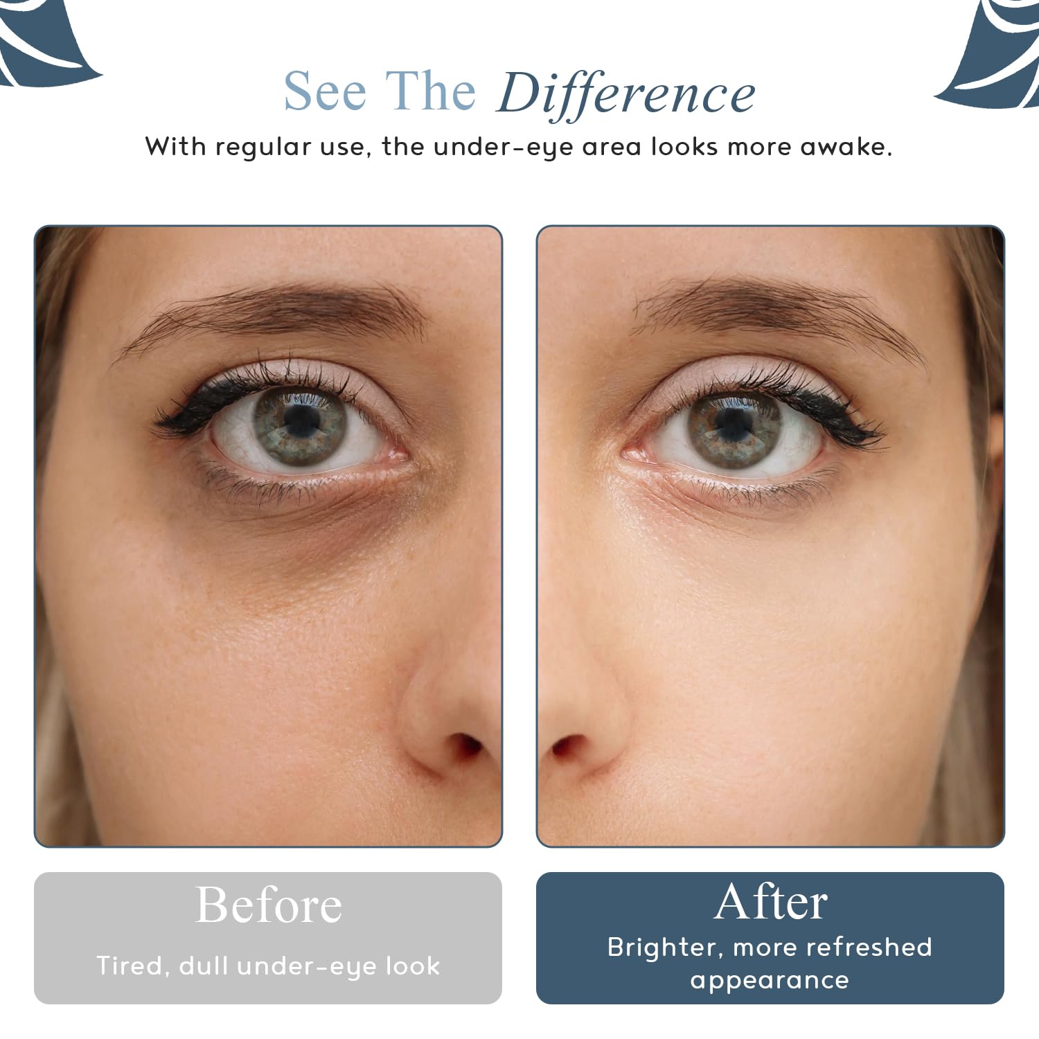 M.D. Blend side profile showing secure under-eye fit and comfort