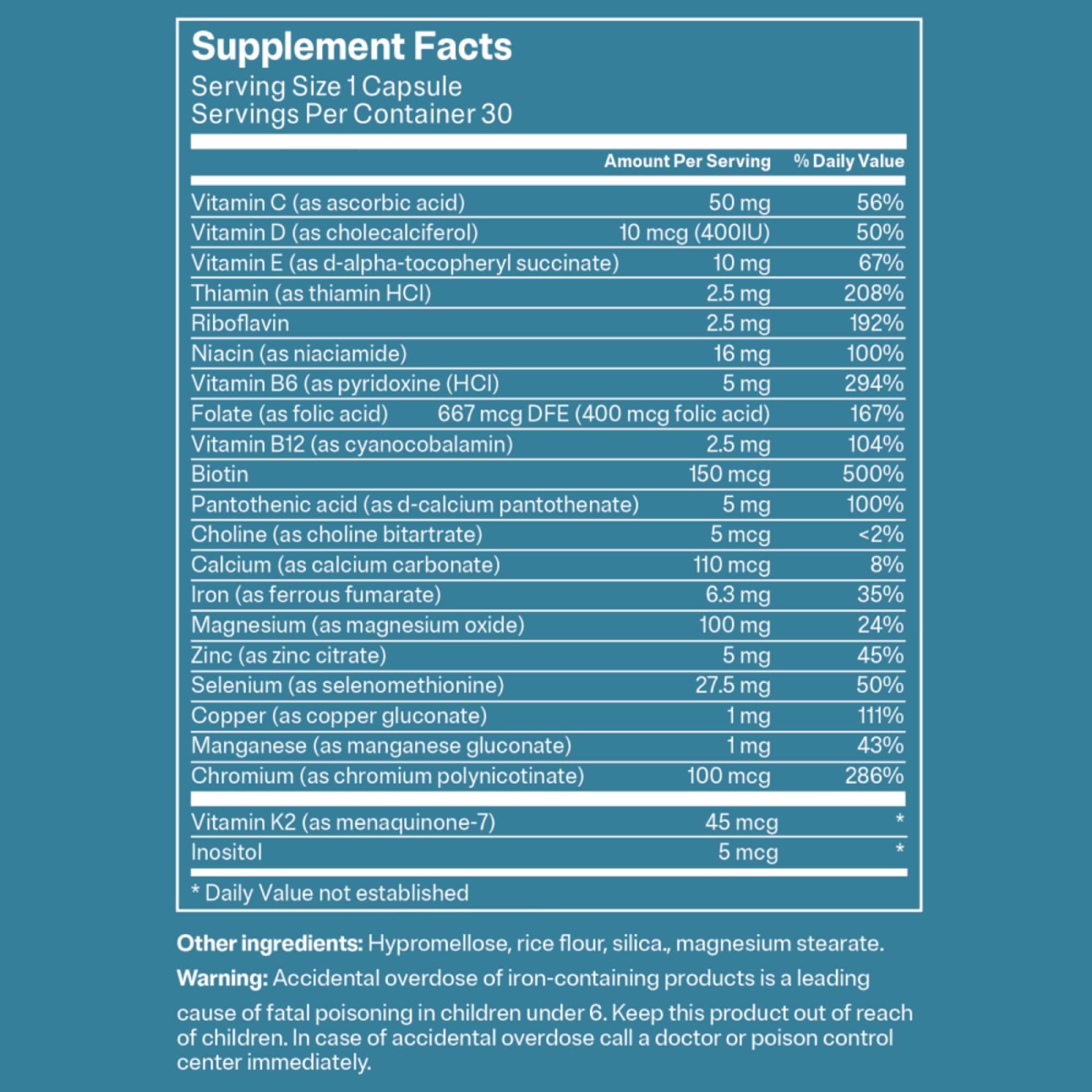 MDhair bottle beside healthy foods illustrating nutrient support for hair