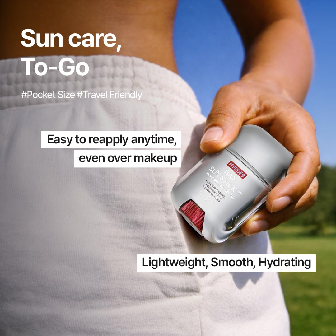 MDP sunstick label and ingredients panel highlighting clean formula benefit