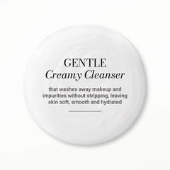 Meaningful Beauty cleanser applied to hand showing smooth spreadability benefit
