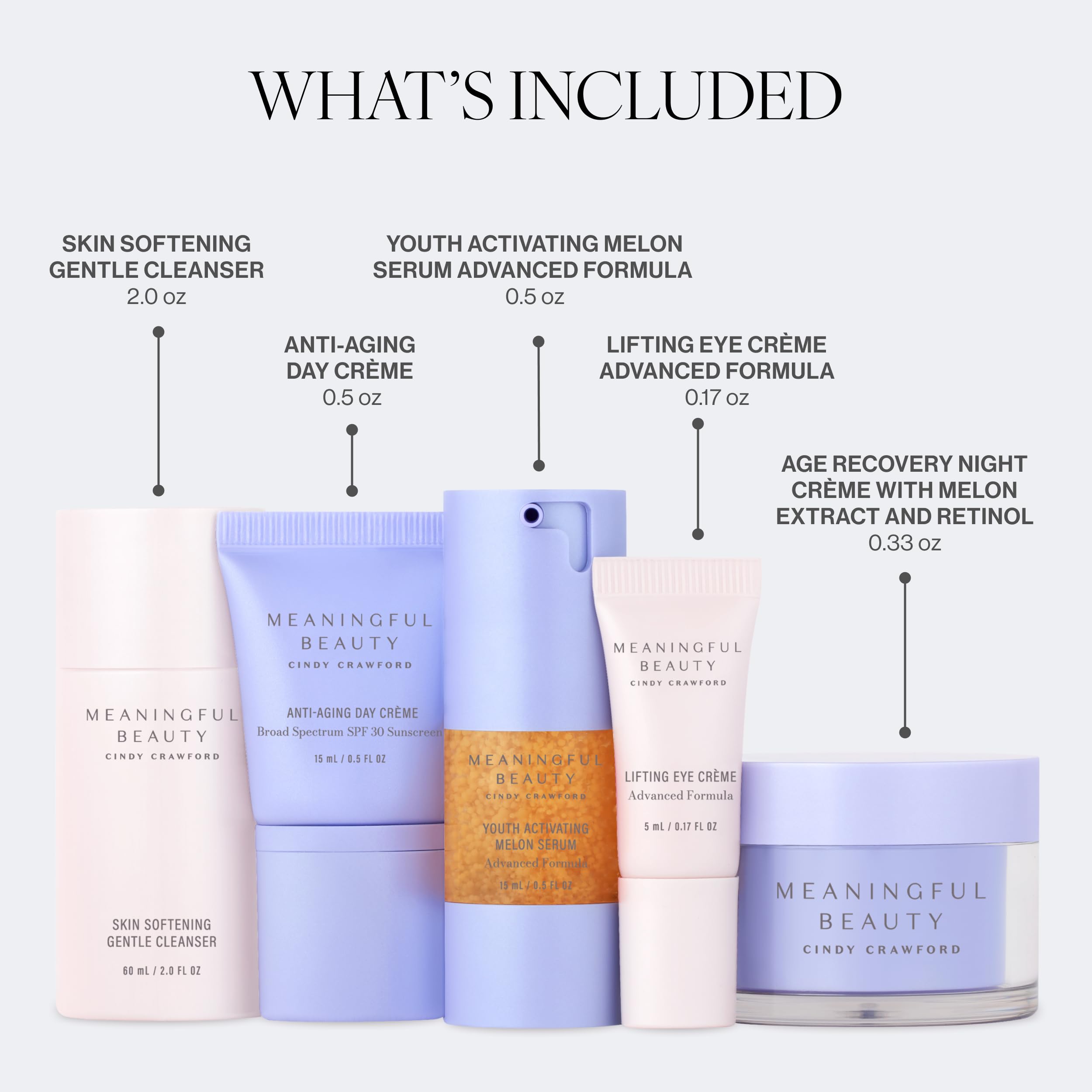 Meaningful Beauty cleanser texture close-up showing creamy gentle formula benefit
