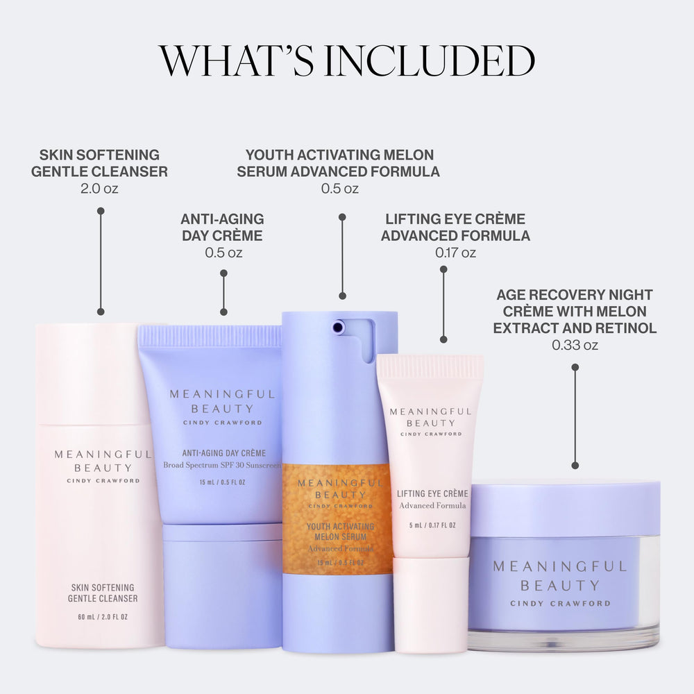 Meaningful Beauty cleanser texture close-up showing creamy gentle formula benefit