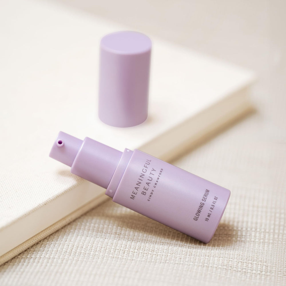 Meaningful Beauty before and after skin texture visual showing improved radiance benefit