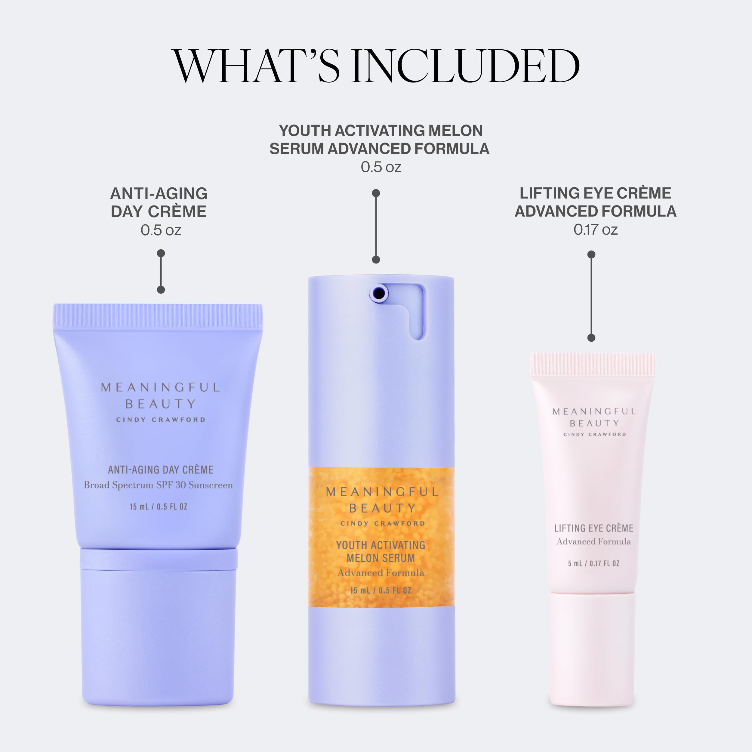 Meaningful Beauty Youth-Activating Melon Serum bottle highlighting lightweight plumping benefits