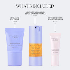 Meaningful Beauty Youth-Activating Melon Serum bottle highlighting lightweight plumping benefits