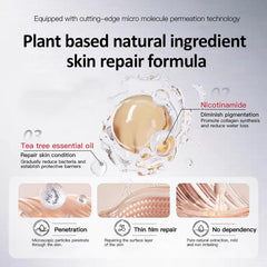 Mecncat in-use travel lifestyle demonstrating convenient roll-on application for quick hydration