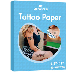 MECOLOUR front pack showing 30 sheets and benefits