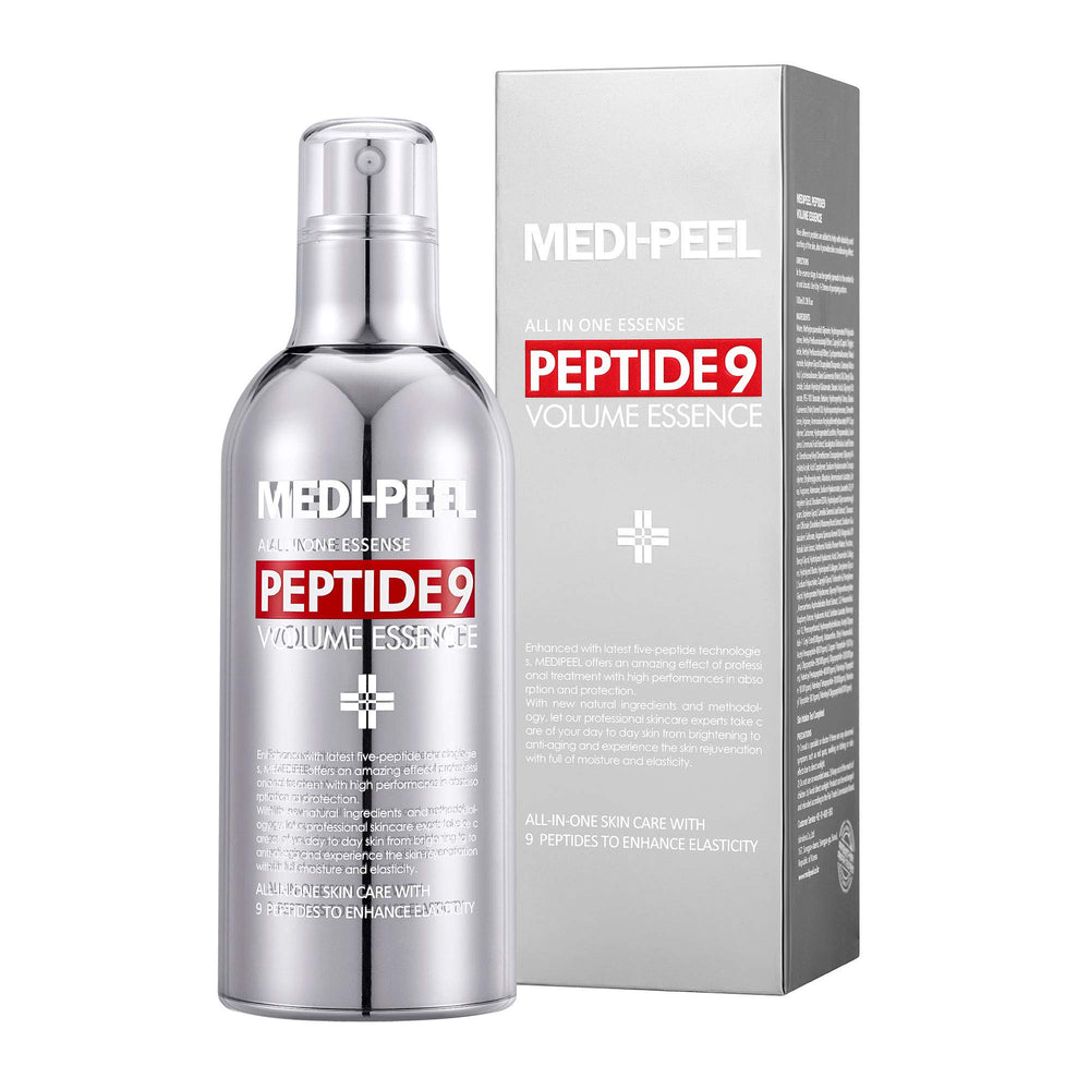 MEDI-PEEL front packaging showing bottle and label, communicates product benefits