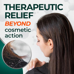 Medicasp shampoo pouring to show texture and easy scalp application benefit