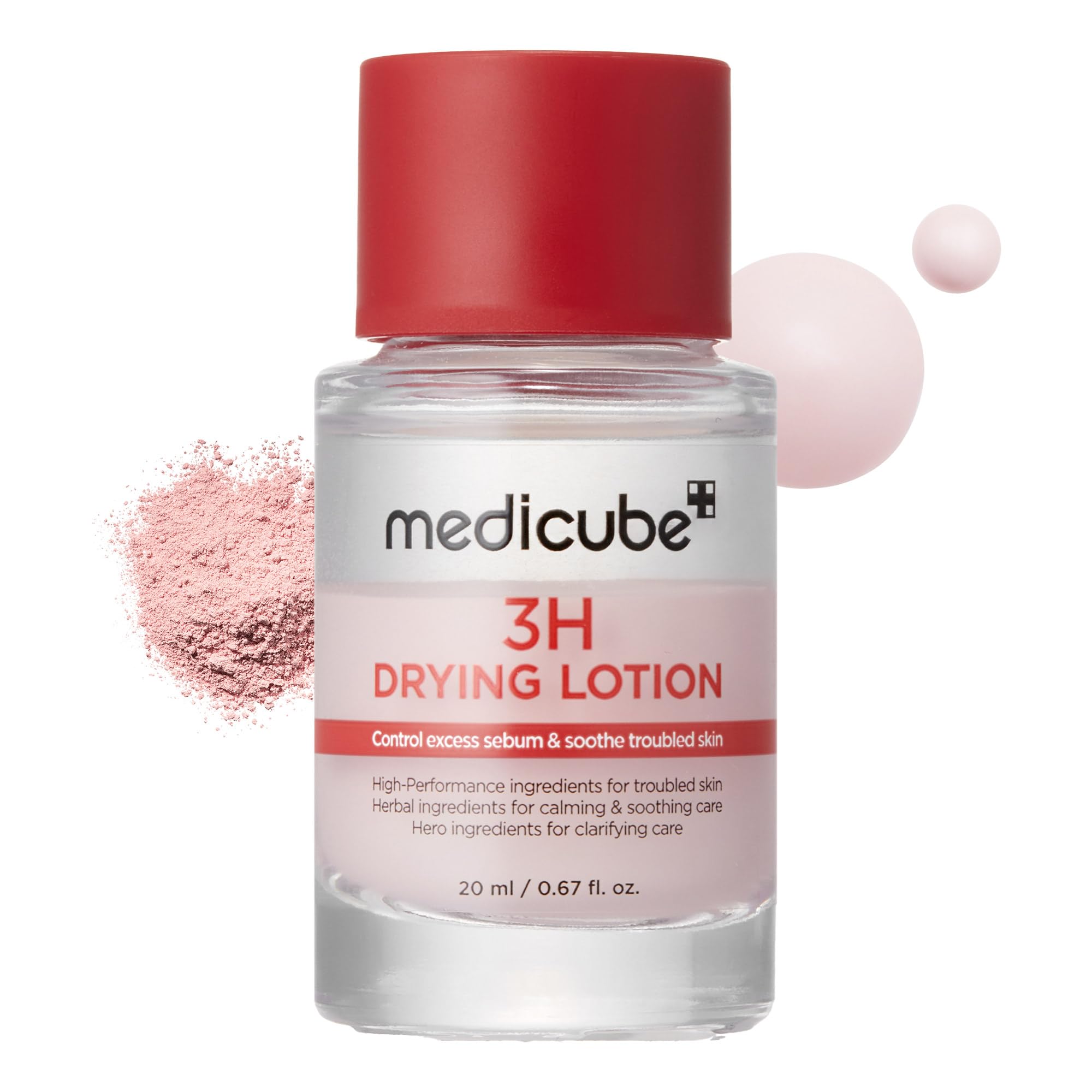 medicube bottle front view showing packaging and easy spot care
