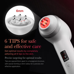 medicube Age-R Ultra Tune demonstration on cheek improving targeted elasticity