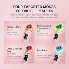 medicube Booster Pro side profile demonstrating compact design for targeted facial contours