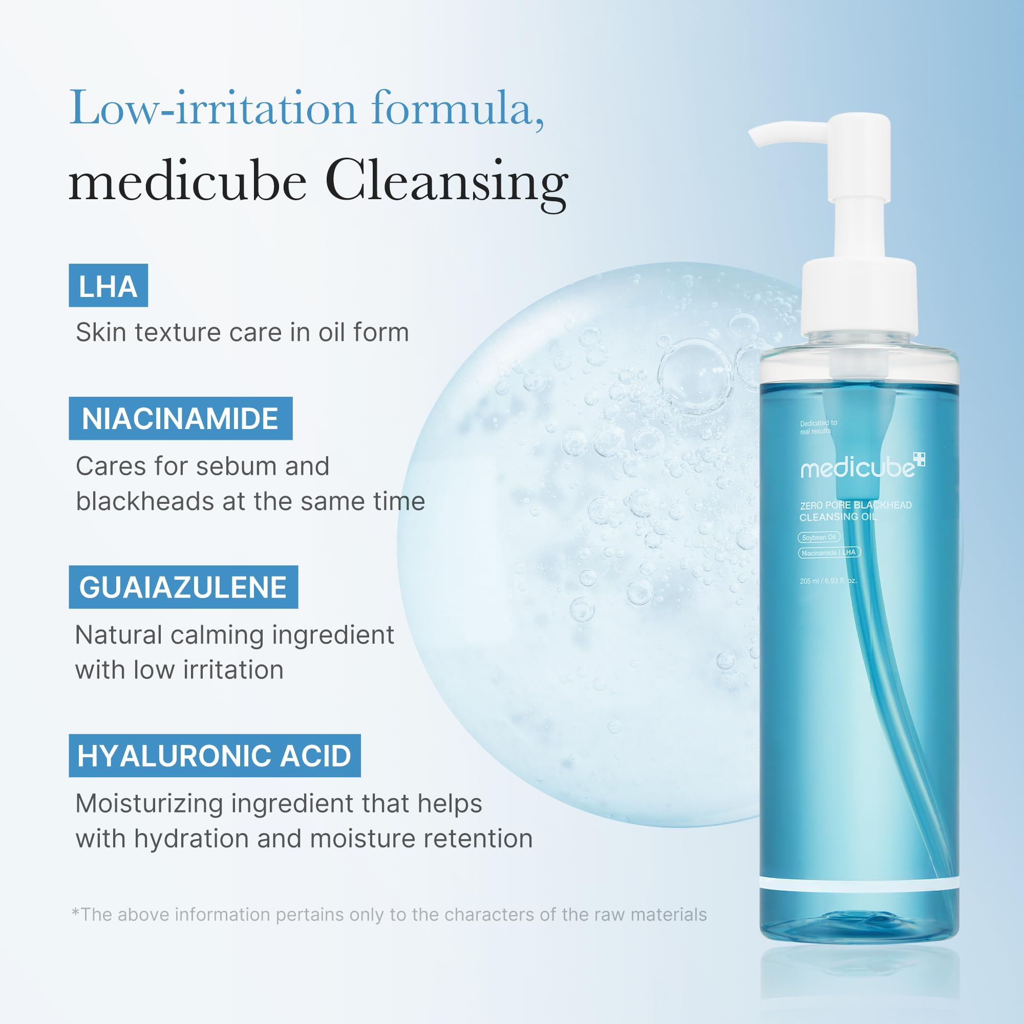 medicube emulsified to milky texture showing easy rinsing benefit