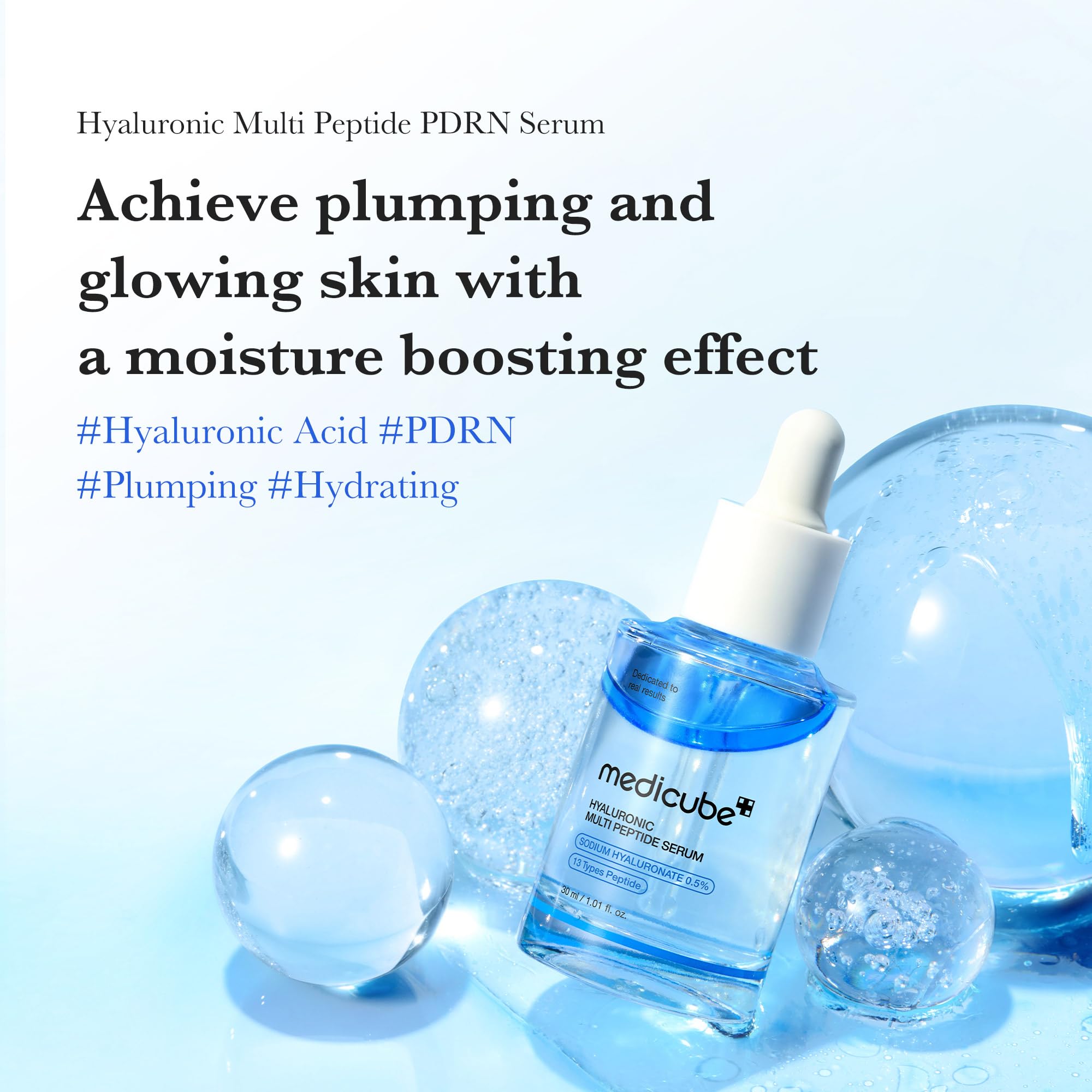 medicube double-layer closeup highlighting oil and serum separation for effective locking