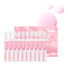medicube front packaging showing single‑use pink ampoules and brand clarity for travel convenience