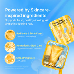 medicube hair and body mist spraying to refresh hair and skin quickly