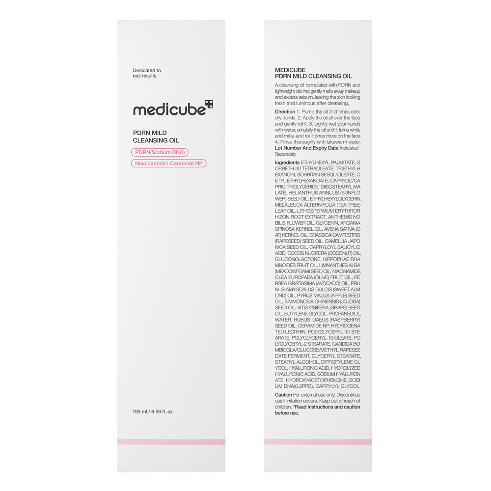 medicube retail packaging and box highlighting brand presentation