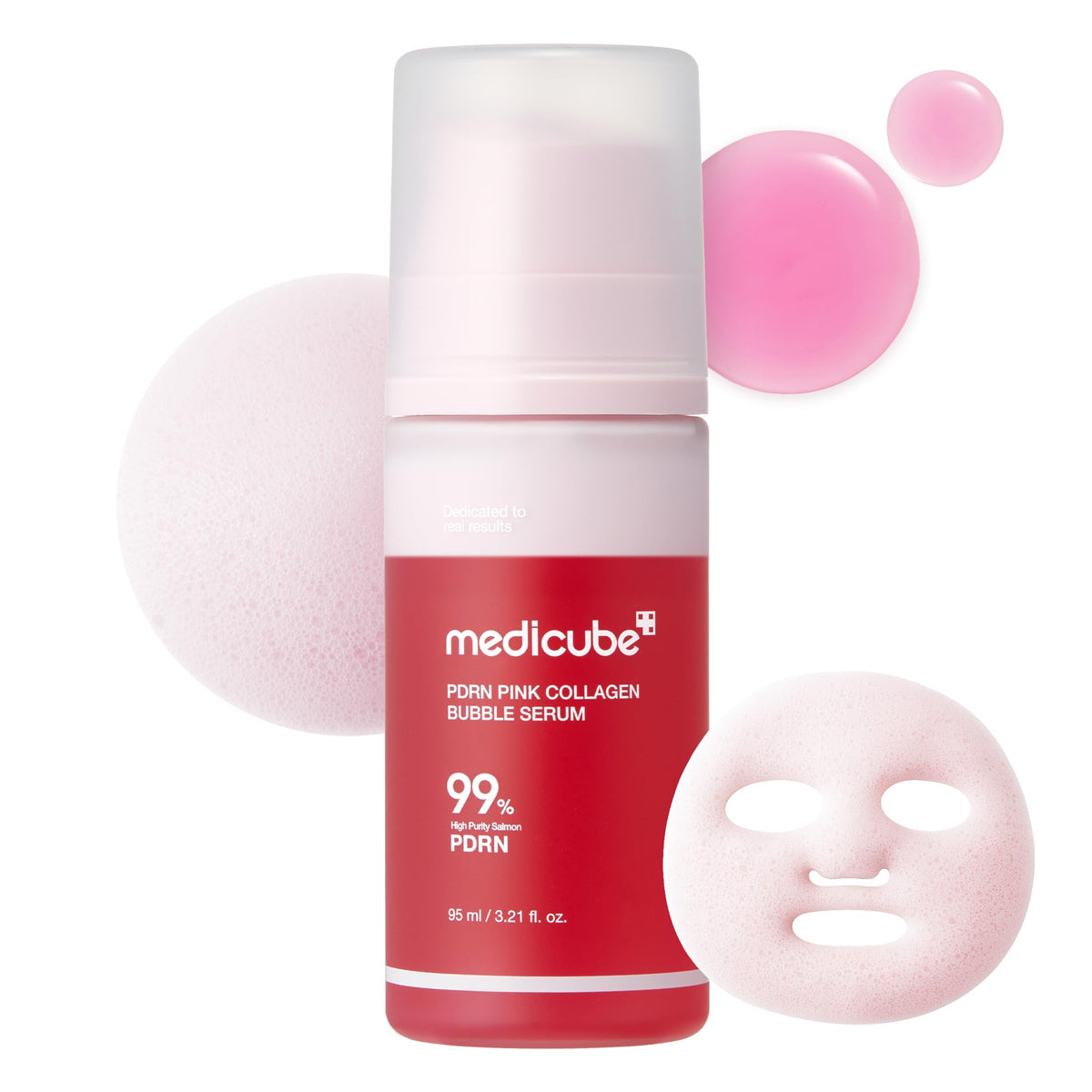 medicube front packaging showing product and benefit of visible glow